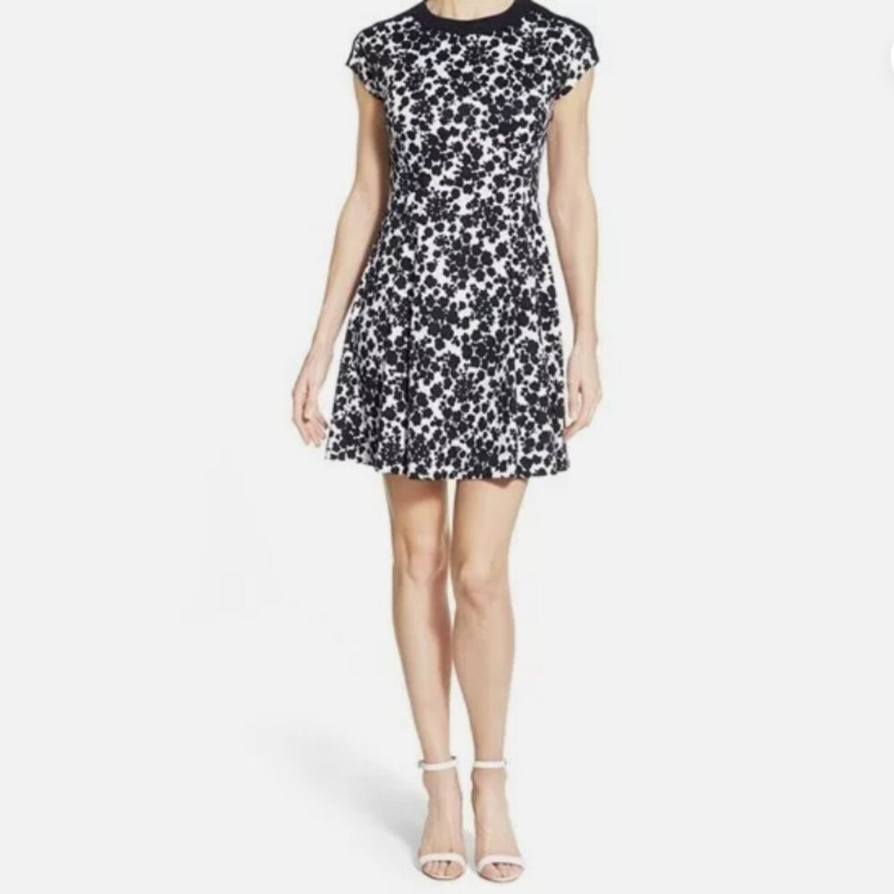 MICHAEL Michael Kors mini dress navy blue / white, size 4